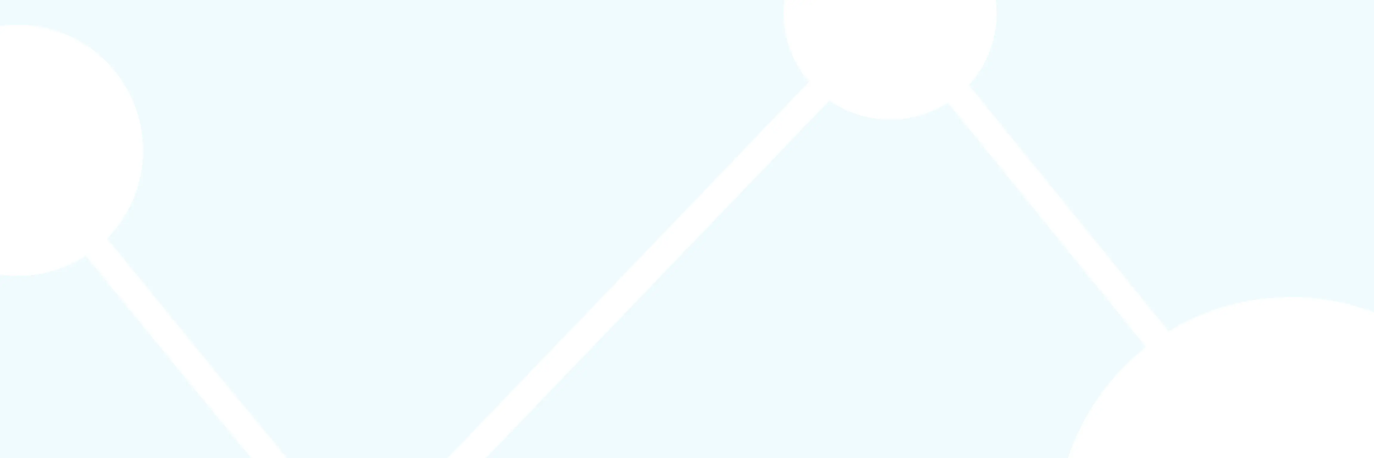 Achievable white logo on light blue background